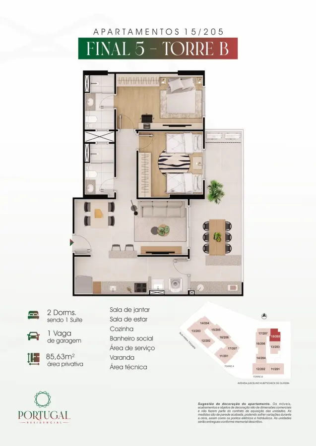 Apartamento 2 quartos no Vila Caiçara — foto 23