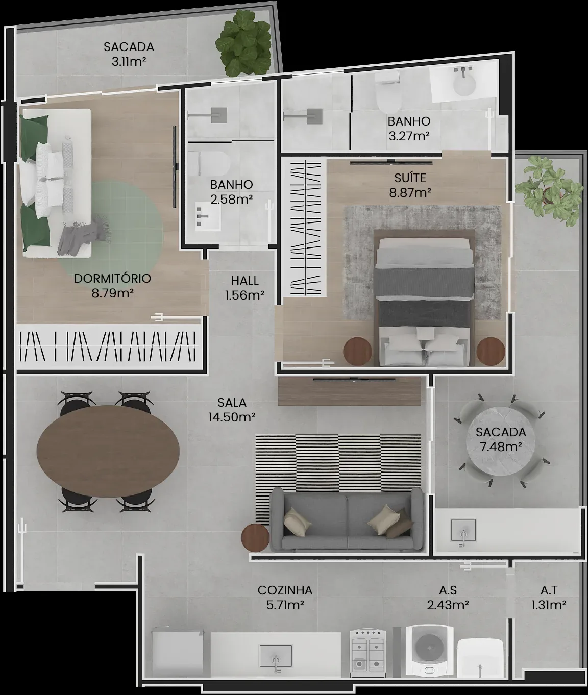 Residencial Costa Viva — unidade 51 — foto 2