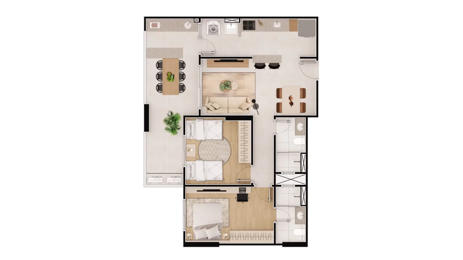 Residencial Portugal — Torre B · unidade 62
