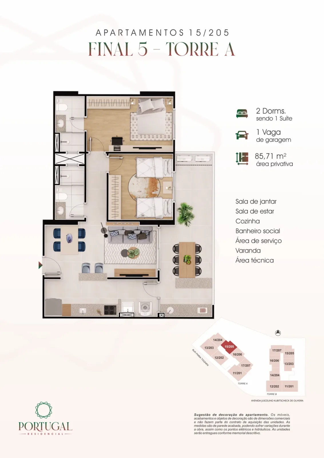 Residencial Portugal — Torre B · unidade 181