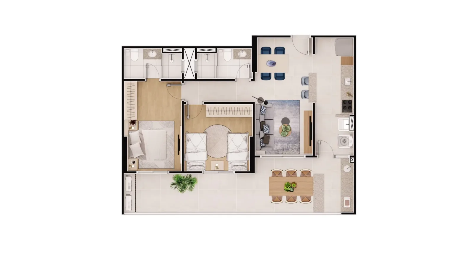 Residencial Portugal — Torre A · unidade 21 — foto 3