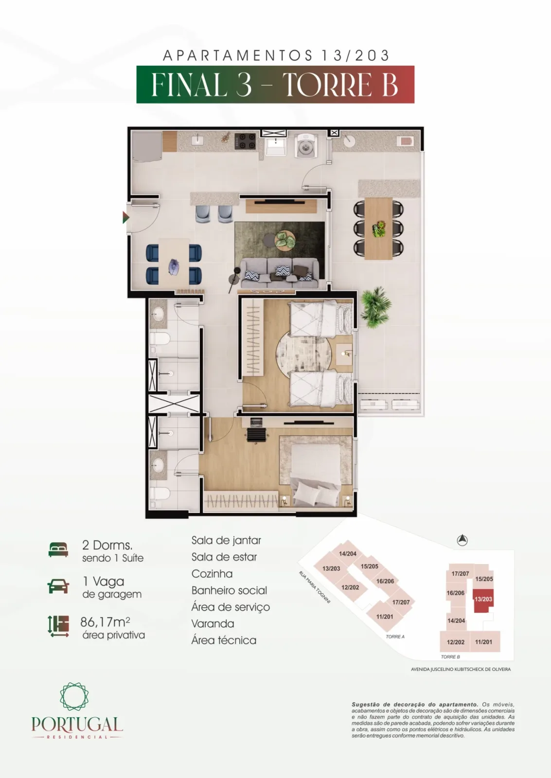 Residencial Portugal — Torre B · unidade 62 — foto 2