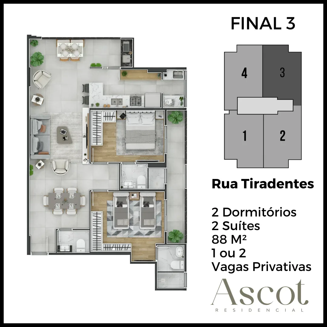 Residencial Ascot — unidade 101 — foto 2