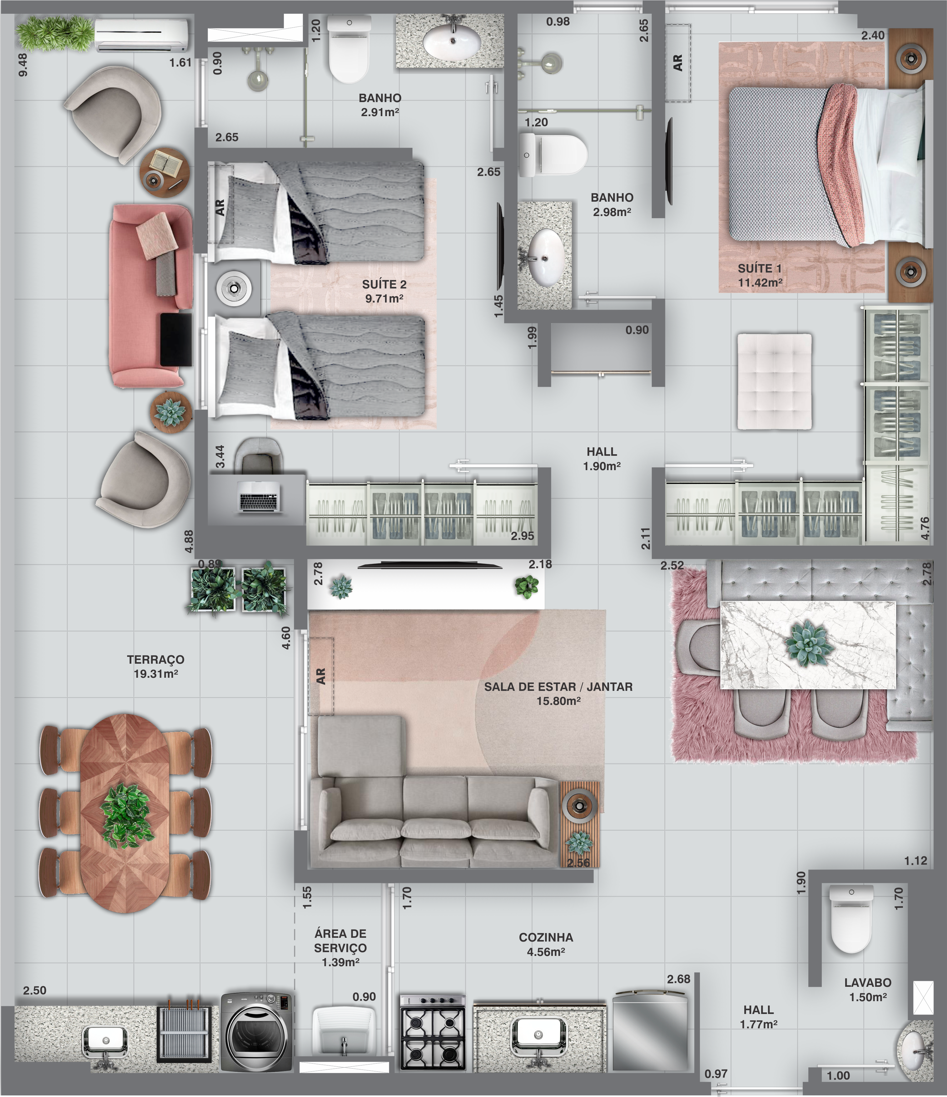 Residencial Haus — unidade 85 — foto 2