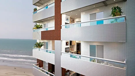 Apartamento em Praia Grande - Balneário Maracanã