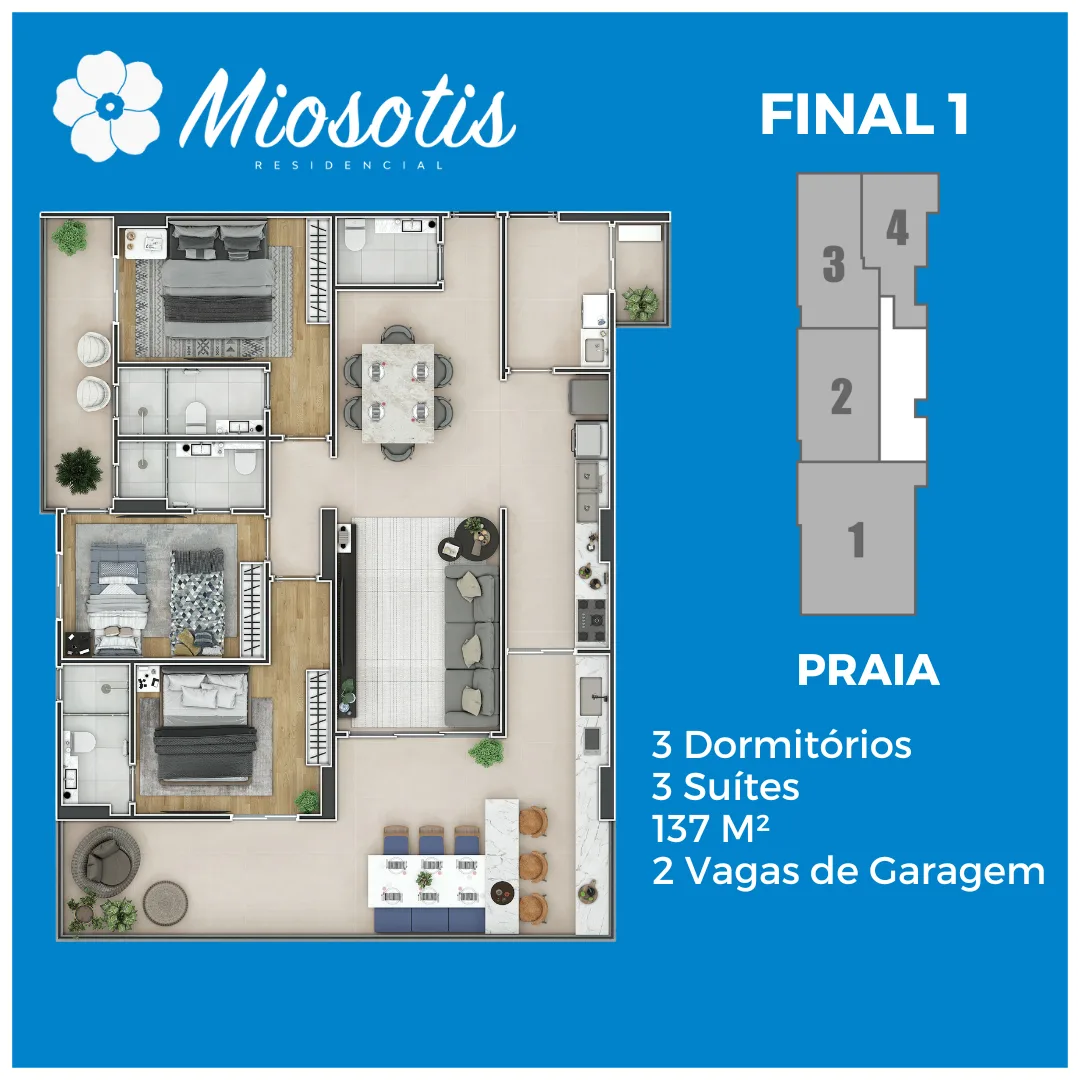 Residencial Miosotis — unidade 171