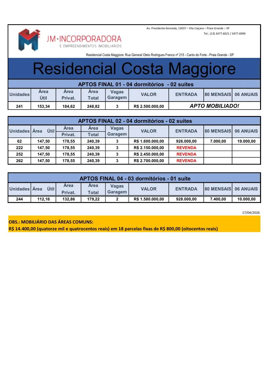 Residencial Costa Maggiore